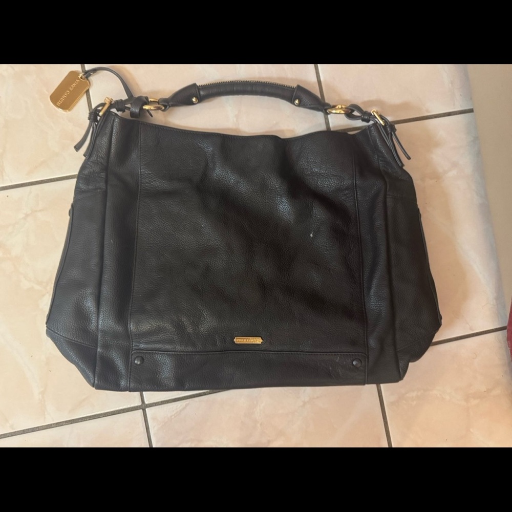 Vince Camuto leather large hobo bag
